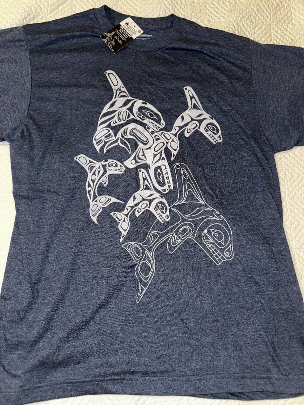 Native Northwest - Orca Shirt - L - NEW